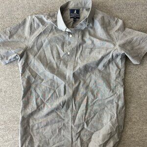 Wool & Prince - Men's Linen/Wool blend short sleeve button-down Size Medium
